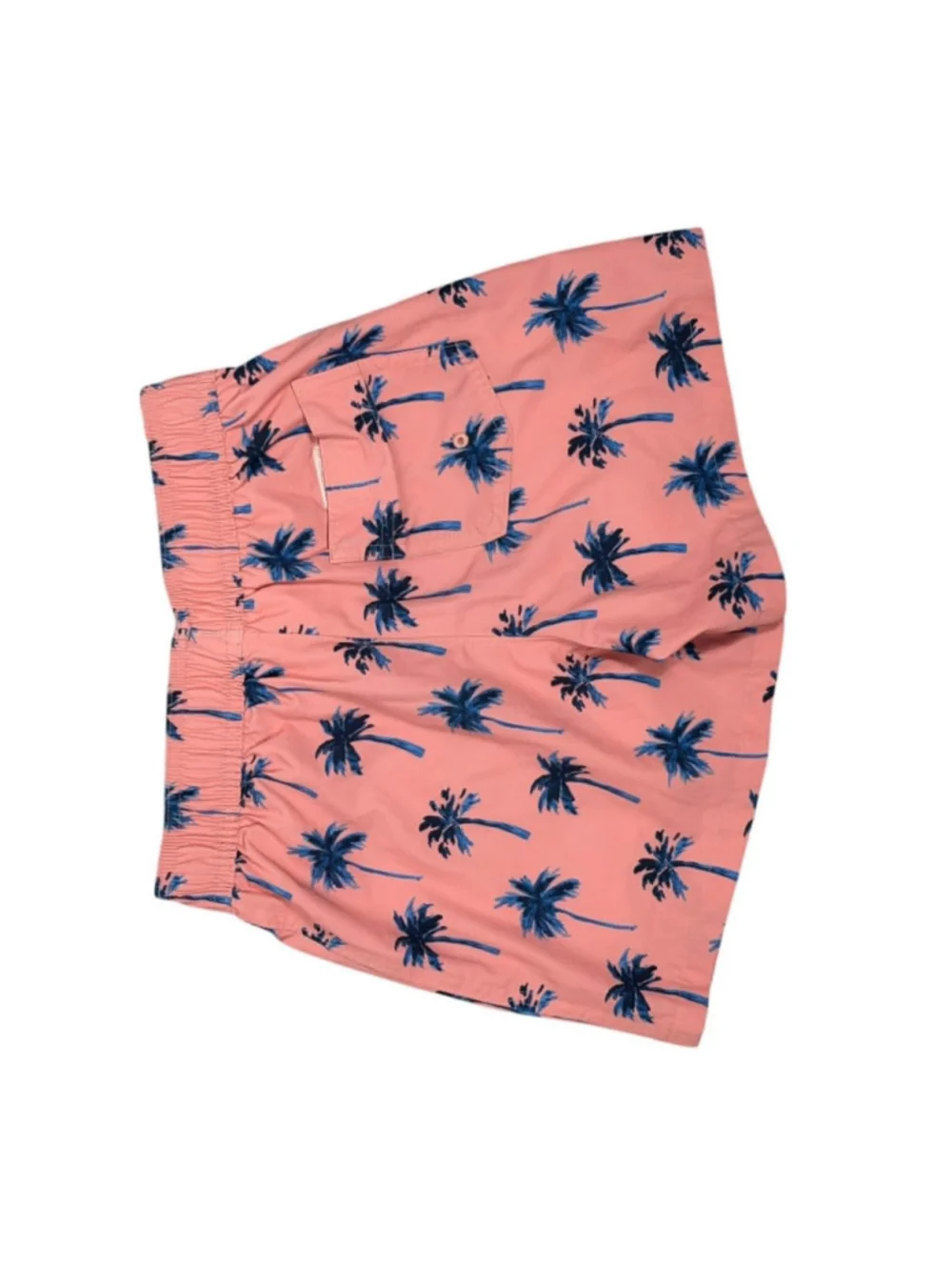 Abercrombie Kids Swim Shorts Pink Palm Tree Lined Board Shorts Youth Size 9/10
